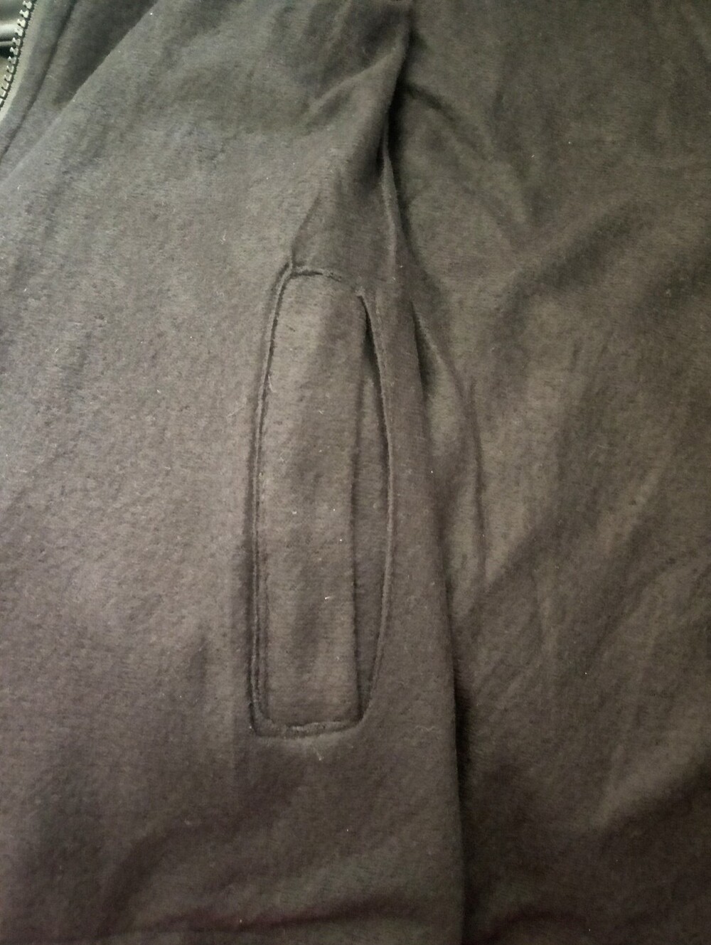 NEW Women's Water-resistant Black Zip-Up Short Coat - Picture 5 of 5